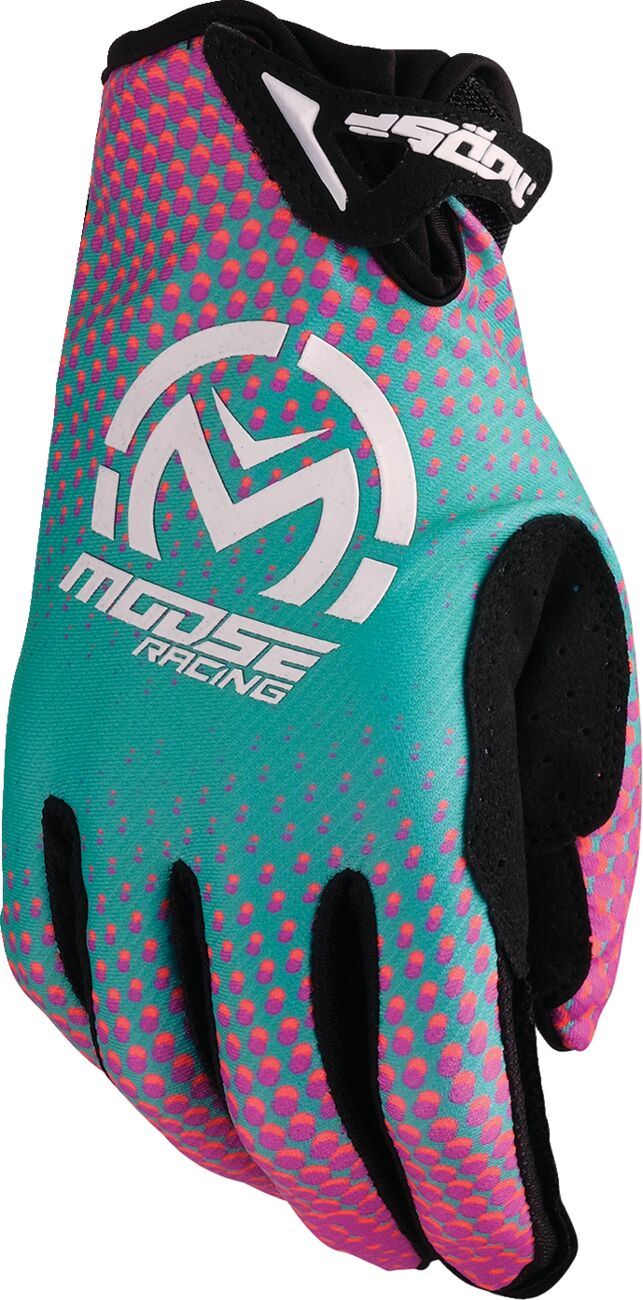 Moose Racing Gloves Sx1 Pink/Purple/Teal