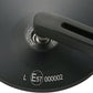 Daytona E-Marked Mirror Black Aluminum Round Handlebar End Side View 89429