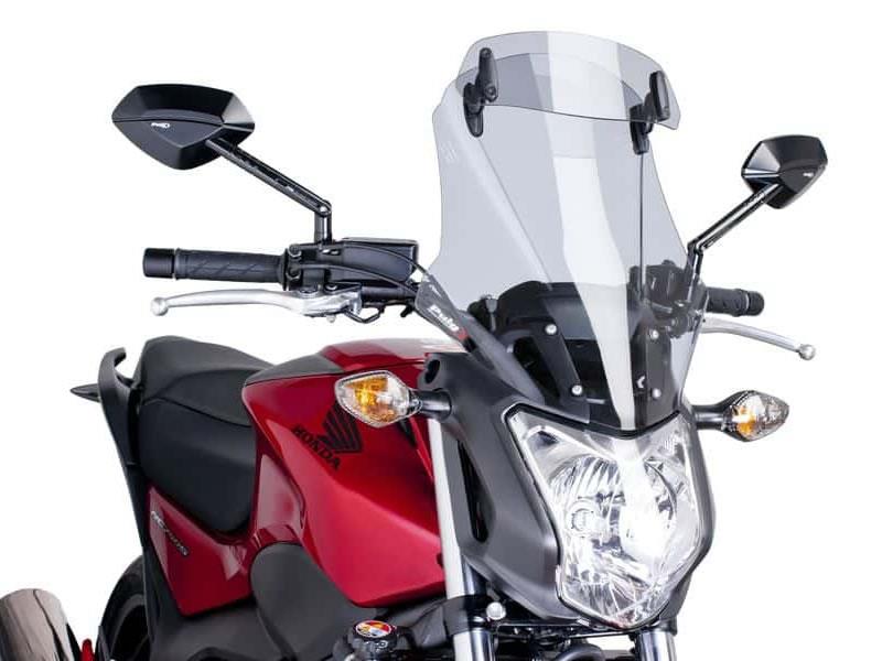 Puig Touring Screen Plus With Extender Light Smoke 20339V