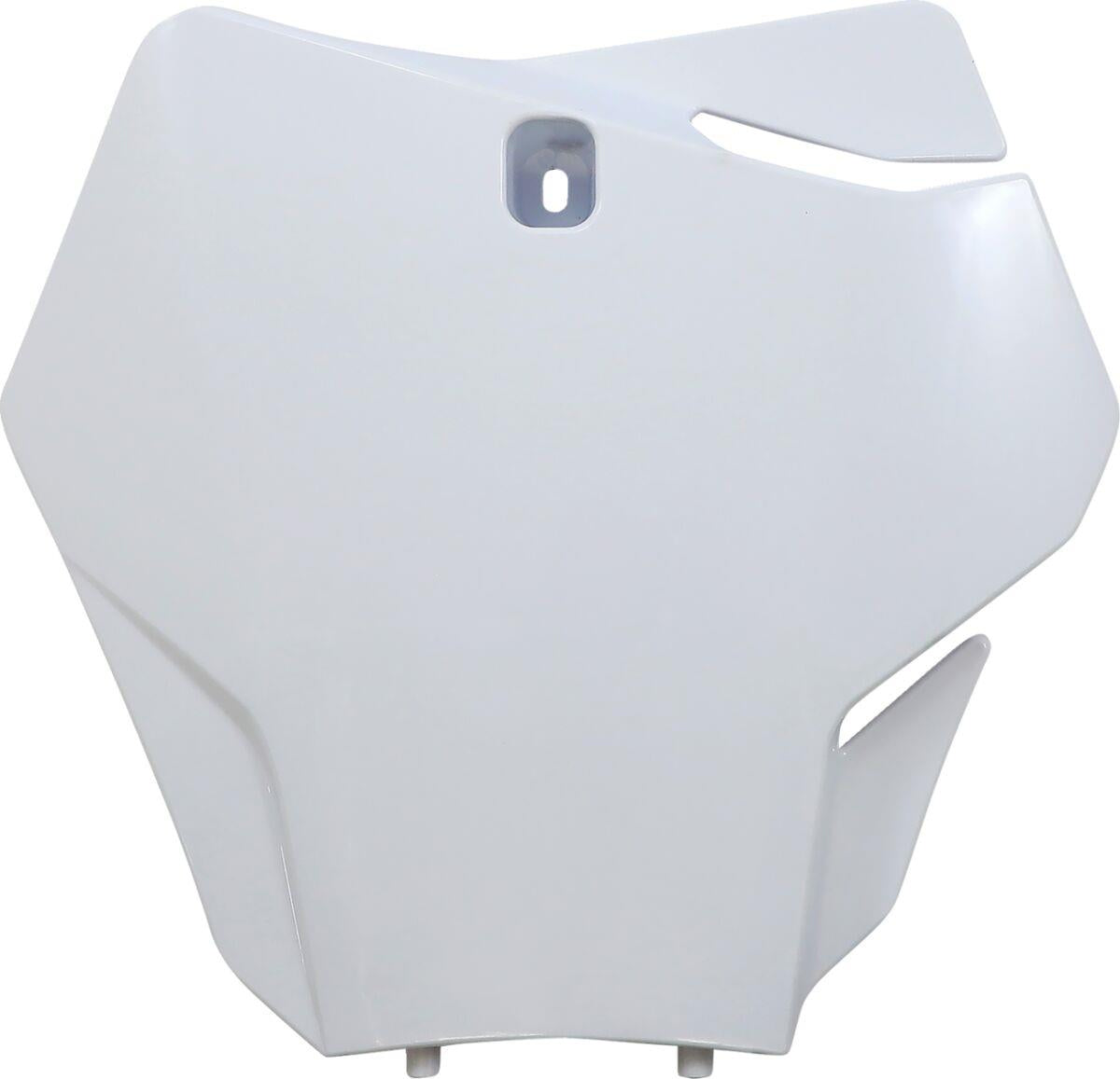 UFO Replacement Front Number Plate For Gas Gas EX 250 21-23 White GG07130#041