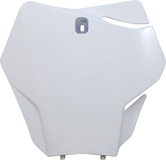 UFO Replacement Front Number Plate For Gas Gas EX 250 21-23 White GG07130#041