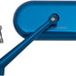 Arlen Ness Forged Oval Mirror Blue Anodized Aluminum Screw-In Side View 13-174