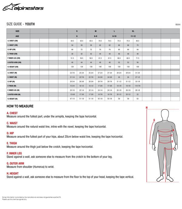 Alpinestars Youth Neck Support Orange Black