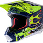 Alpinestars Supertech SM5 Rash Navy & Yellow Mx Helmet