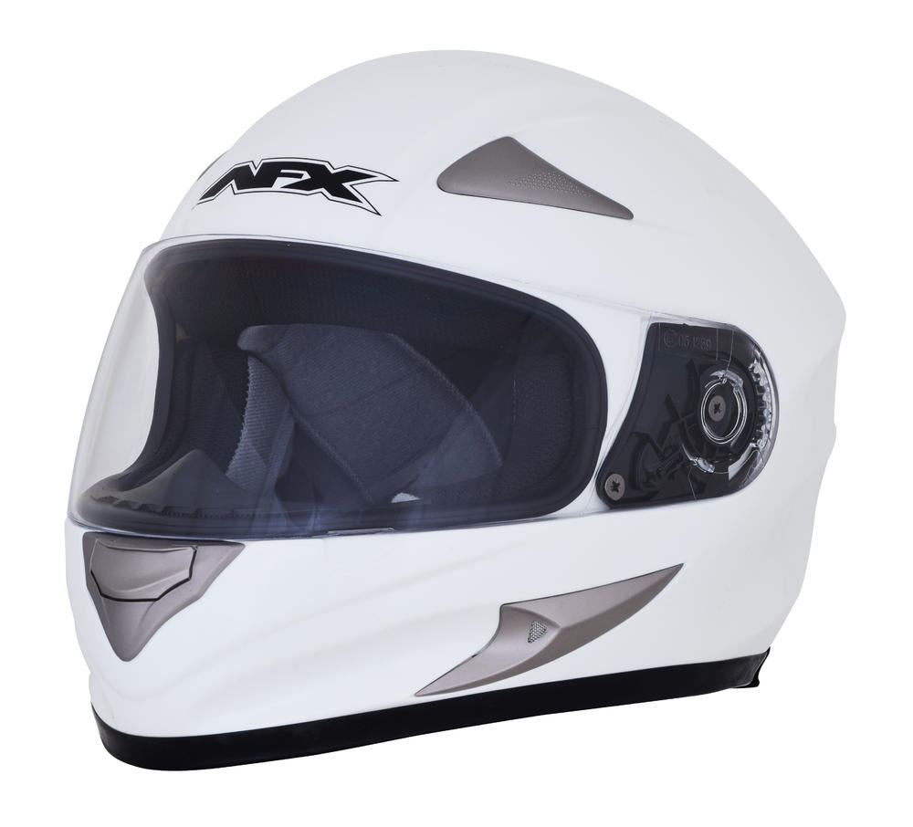 AFX Motorcycle Helmet  FX90E P-WHITE LG