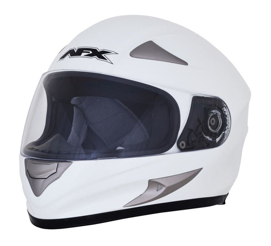 AFX Motorcycle Helmet  FX90E P-WHITE LG