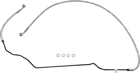 Magnum Shielding Braided Front Brake Line For Indian Scout 69 2018-2024 AS375033