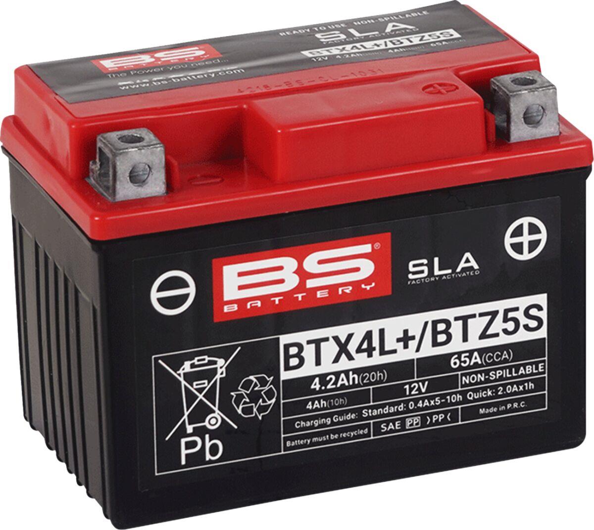 BS Battery SLA Factory Activated AGM Battery For Honda ST 125 1977-2026 300669