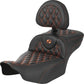 Saddlemen Roadsofa Reach Seat With Backrest For HD FLTRXSE 1977 23-24 823-07-207B3