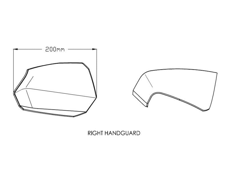 Puig Handguards Maxiscooter Clear 3163R