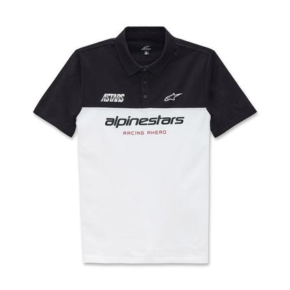 Alpinestars Paddock Polo Shirt Black White