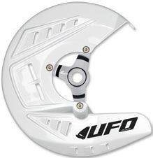 UFO FRONT DISC COVER KIT YAMAHA YZ250/450F WHITE YA04851-041