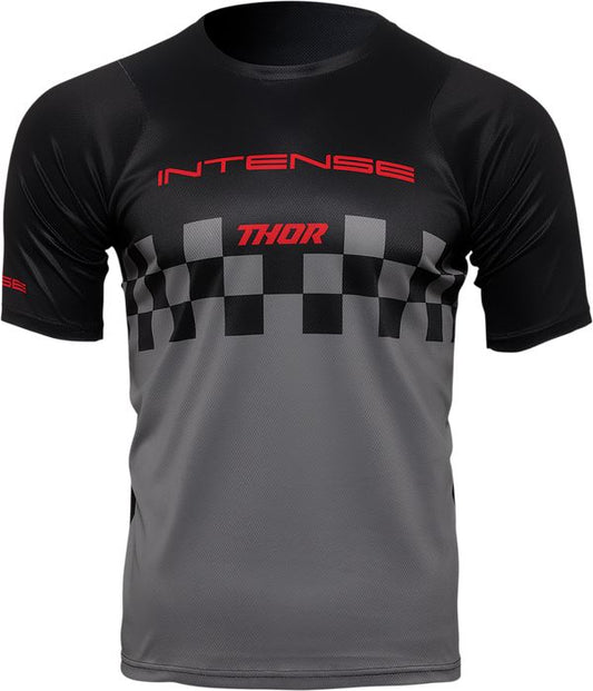 THOR Intense MTB Chex Jersey Gray/Black 2023 Model