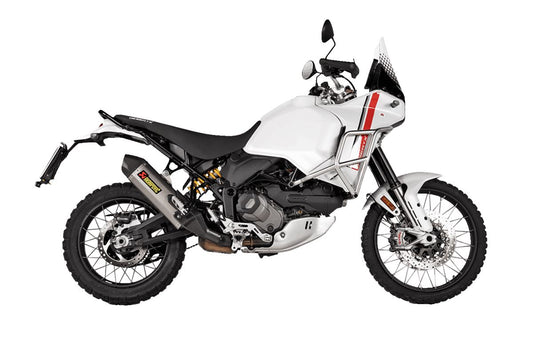 Akrapovic Slip-On Line Muffler TI For Ducati Desert X 950 22-24 S-D9SO19-HJAT