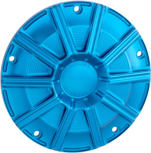 Arlen Ness 10-Gauge Derby Cover Blue For HD FLHRXS 1868 ABS 16-24 700-003