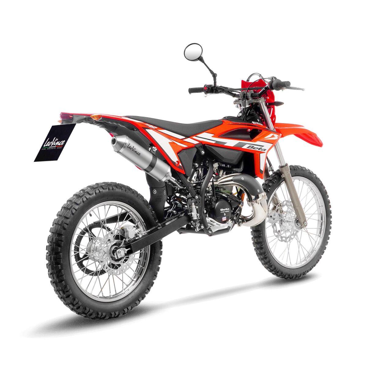Leovince X-Fight Steel Slip-On Muffler 2-Stroke For Beta RR 50 2023-2024 17008