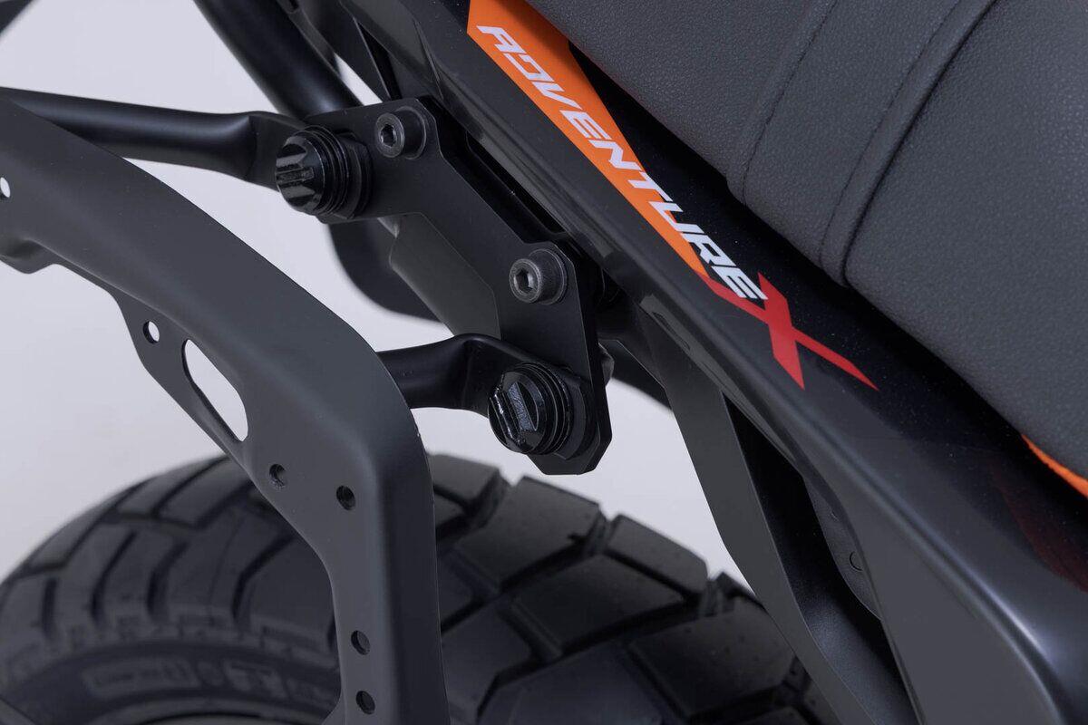 SW MOTECH PRO Side Carrier Set Left & Right Black Steel KFT.04.417.30000/B