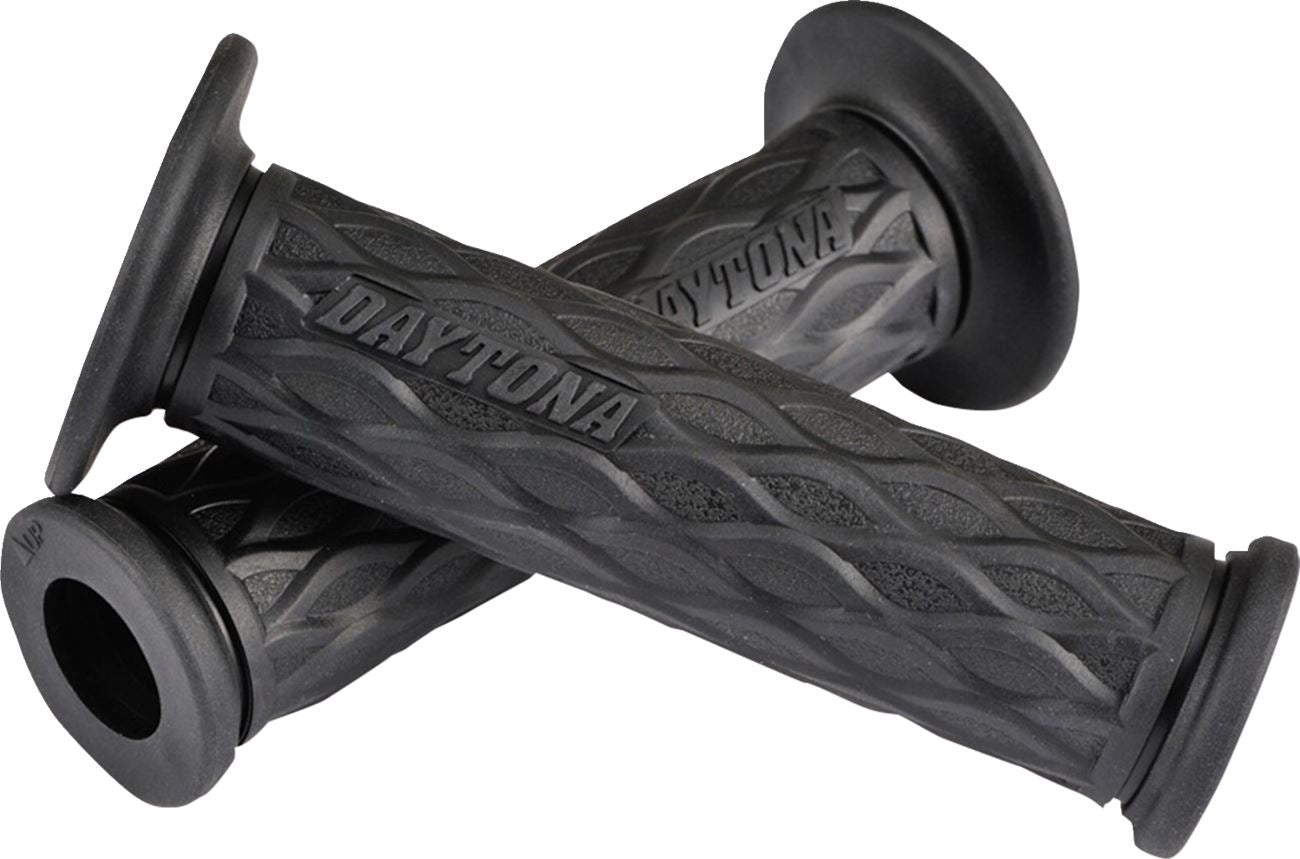 Daytona GRIPPYGRIP GGD-Nami Grip Black Grips 7/8 Handlebars Pair 88561