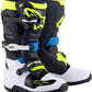 Alpinestars Youth Tech 7s Boots Black White Yellow Blue
