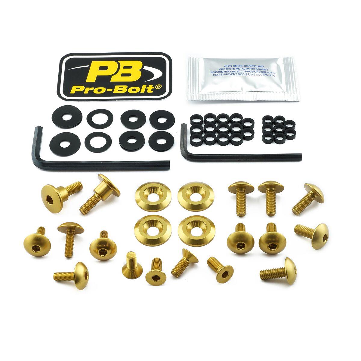 Pro Bolt Aluminium Fairing Bolt Kit For Suzuki GSX-S 1000 2015-2020 FSU167G