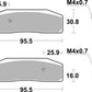 Sbs DS Racing Dual Sintered Brake Pads Sintered Metal Set 950DS-2