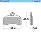 Moto-Master Offroad Brake Pads For Gas Gas TXT 125 Racing 2019-2025 99712