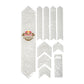 ALL MOUNTAIN STYLE Frame Guard Extra Protection RD BUL RMPG WHITE AMSFG2RBRW