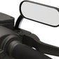 Arlen Ness Micro-Mirror Black Powder-Coated Screw-In Convex Oval Right 13-413