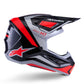 ALPINESTARS SM7 Rise Helmet BLK/RD/SILV 2025 Model
