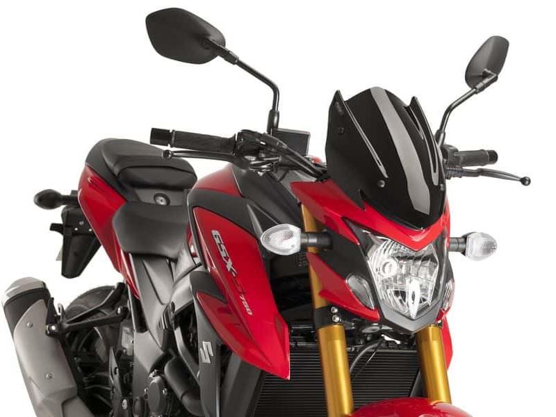 PUIG New Generation Sport Screen Black for Suzuki GSX S 750 17-21 9435N