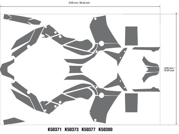 UNIRACING Decal Kit TENERE 700 60TH WT K50373