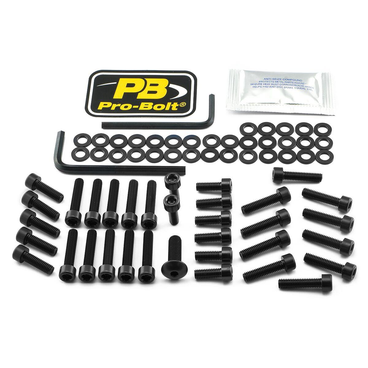 Pro Bolt Aluminium Engine Bolt Kit For Yamaha YZF-R1 1000 2009-2014 EYA406BK