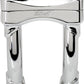 Biltwell Murdock O/S Risers Chrome 6" Pullback Fits H-D Fork Trees 6414-105-06