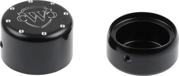 Cult Werk Axle Cover For Harley Davidson FXBR 1923 2018-2023 Black HD-BRO074