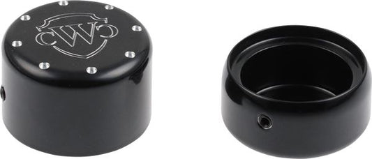 Cult Werk Axle Cover For Harley Davidson FXBR 1923 2018-2023 Black HD-BRO074