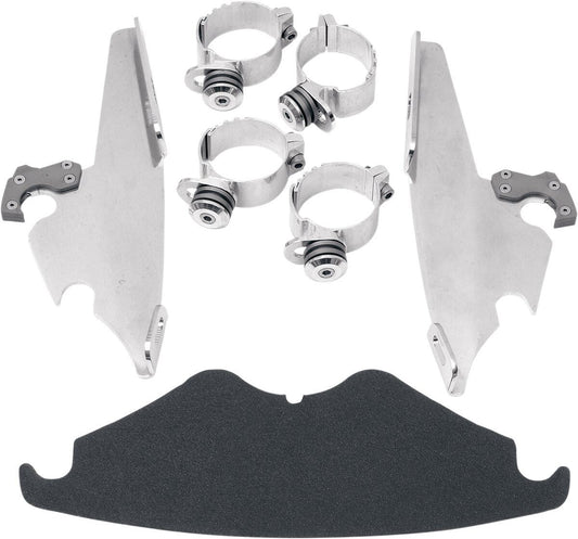 Memphis Shades Fats/Slim Windshield Trigger-Lock Complete Mount Kit For Harley Davidson VRSCAW 1250 ABS 02-10 MEM8975
