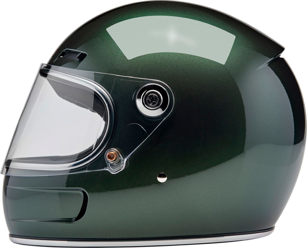 BILTWELL Gringo SV Gloss Green Motorcycle Helmet