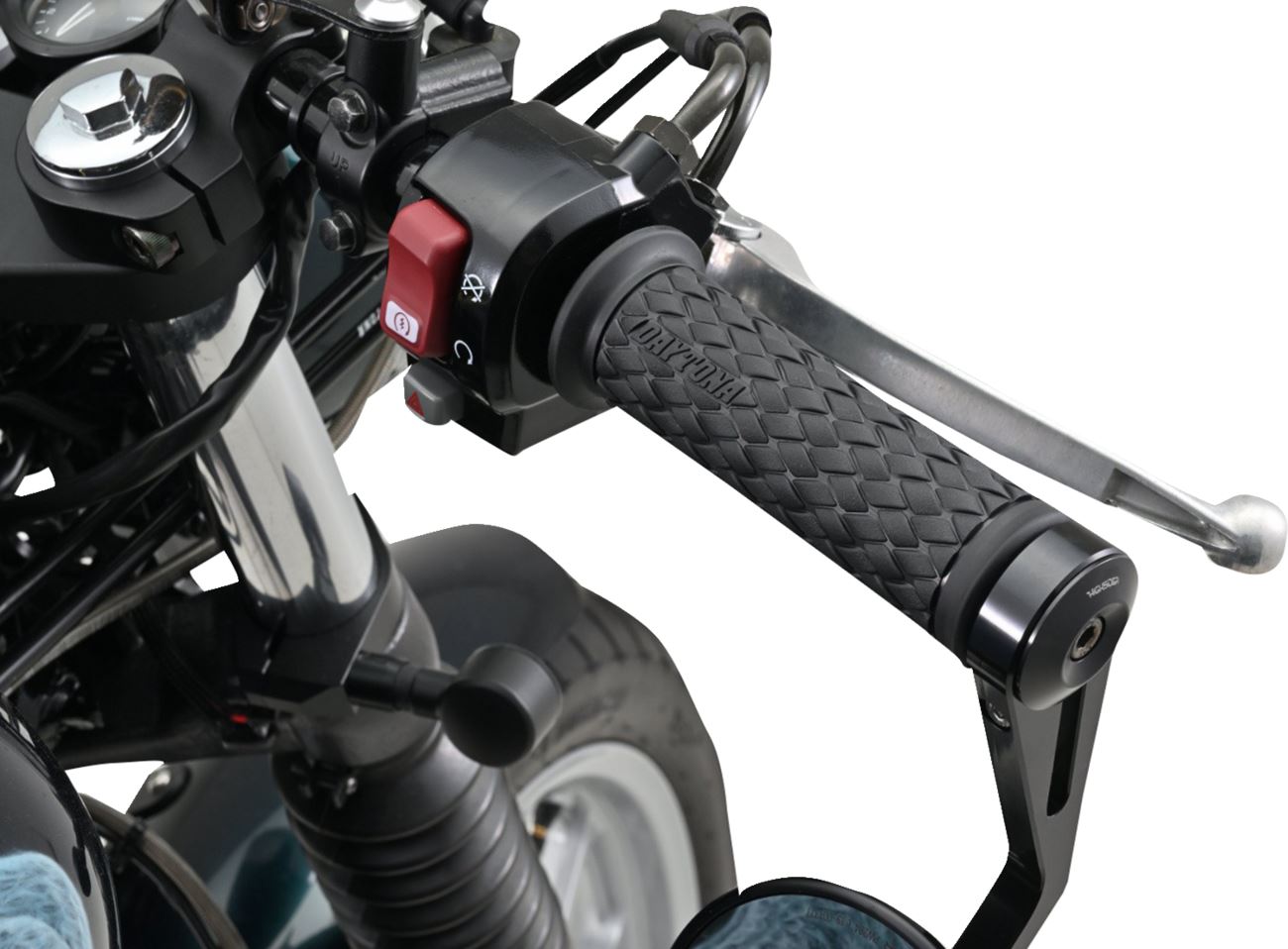 Daytona GRIPPYGRIP GGD-Knit Grips Black Open Ends 7/8 Handlebar Pair 33432