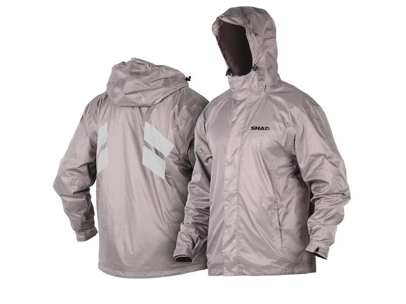 SHAD 100% Waterproof Silver Rain Jacket - XX Large X0SR55XXL