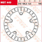 Trw Round Fixed Brake Rotor Larger Than 300mm For Honda VFR 1200 X 12-20 MST449