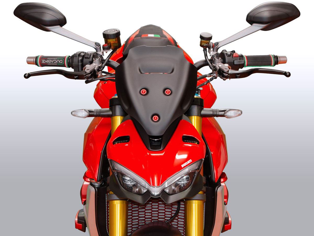 WRS Windscreen Sport Plus Sf Ducati Multistrada V4 Mt Black Du014no