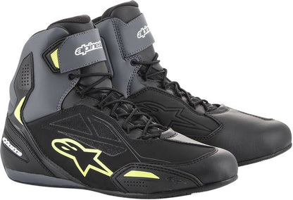 Alpinestars Faster-3 Drystar® Riding Shoes Black White Green