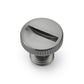 Daytona Mirror Plug Bolt M10x1.25 Gray CNC Right Hole Plug Aluminum 80940