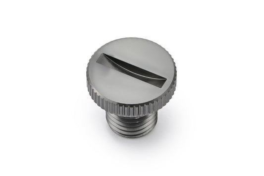 Daytona Mirror Plug Bolt M10x1.25 Gray CNC Right Hole Plug Aluminum 80940