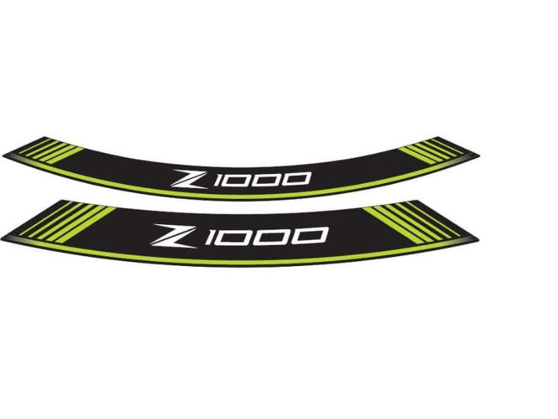 Puig Wheel Rim Stickers Green 21873R