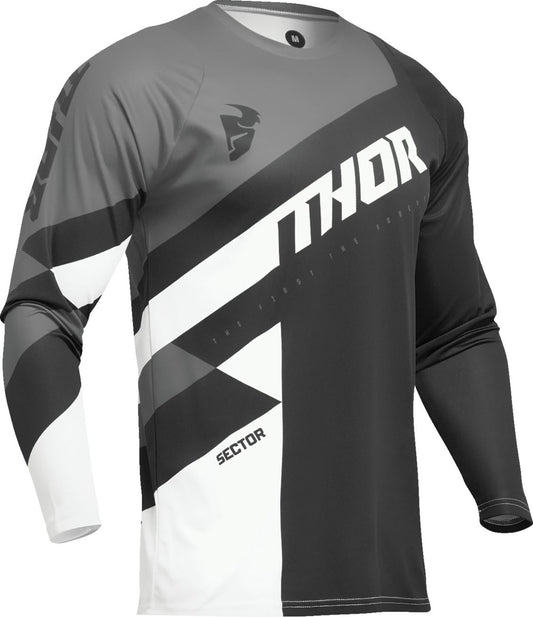 Thor Jersey Youth Sector Checker Black/Grey 24 Model