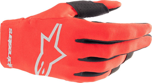 Alpinestars Radar Gloves Red White Black