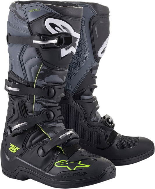 Alpinestars Tech 5 Boots Black White Yellow