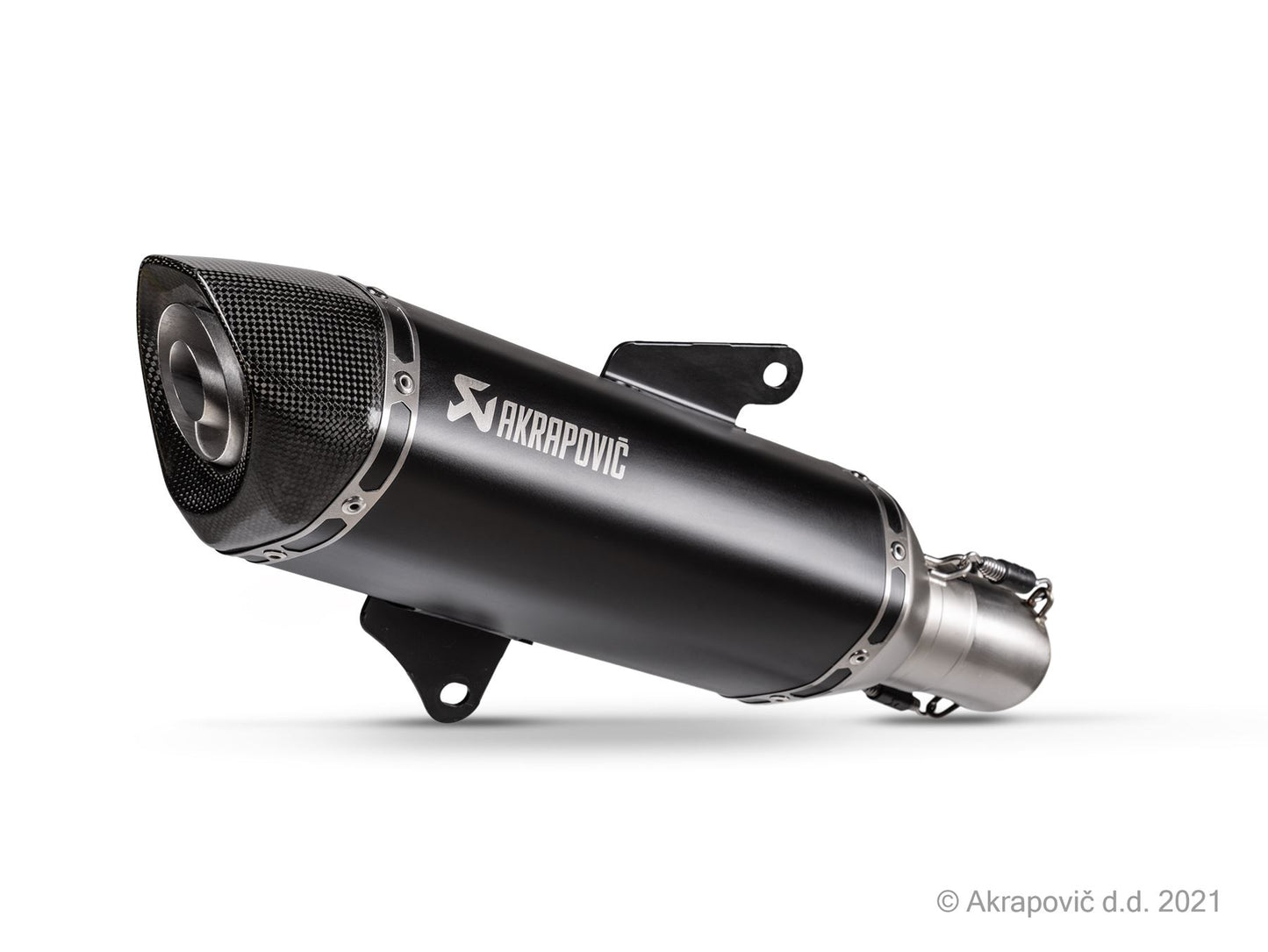 Akrapovic Slip-On Line Muffler Scooter SS Black For Honda ADV 350 21-24 S-H3SO8-HRSSBL
