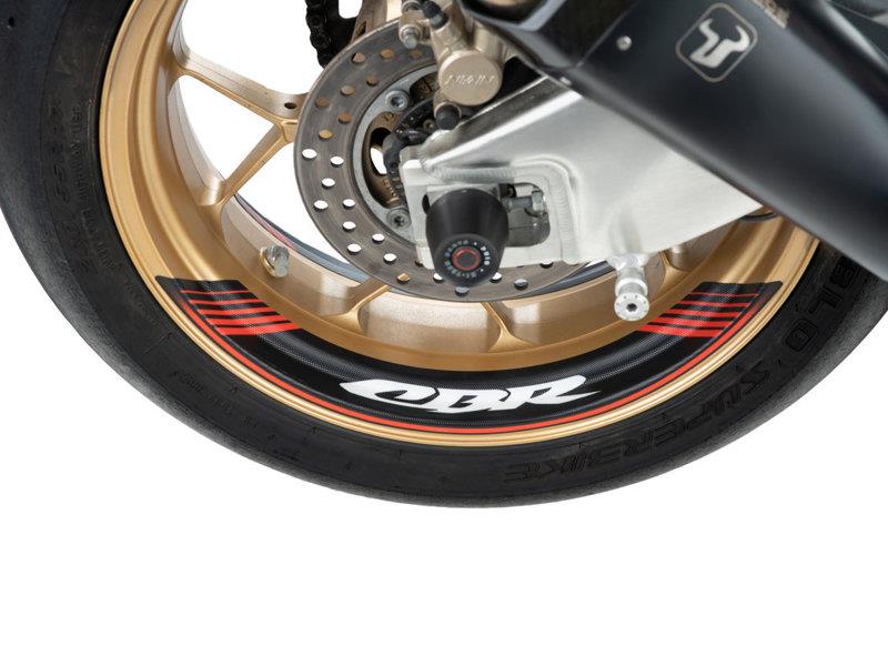 Puig Wheel Rim Stickers Red 9269A